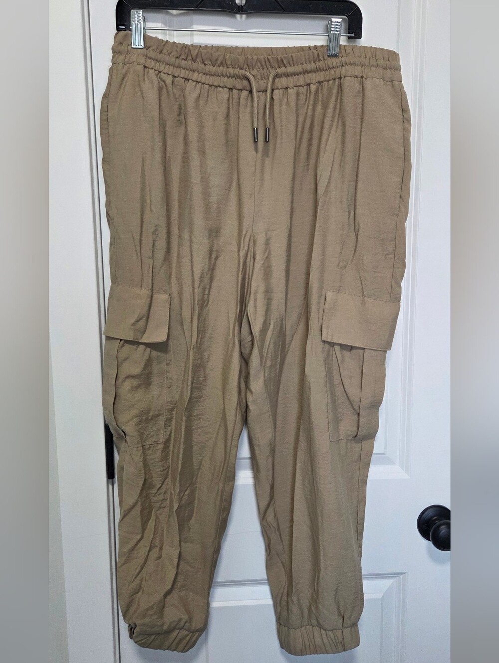 Women's Zara Khaki Beige Cargo